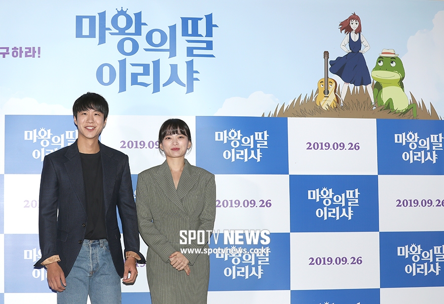 [포토S] 애니메이션 더빙에 도전한 천우희와 심희섭