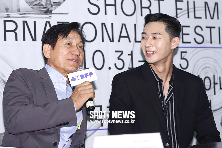 [포토S] 영화 '사자' 이후 다시 만난 안성기와 박서준