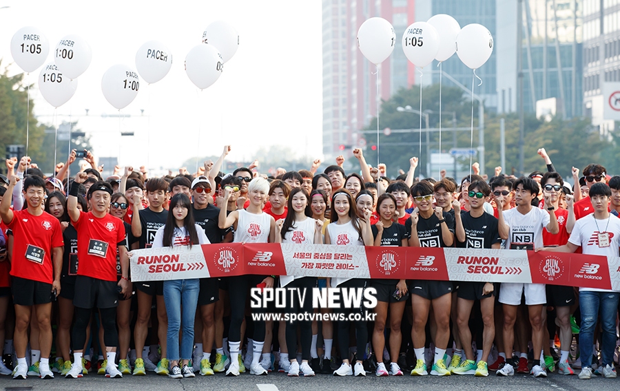 [포토S] 런 온 서울, 도심속 레이스 출발