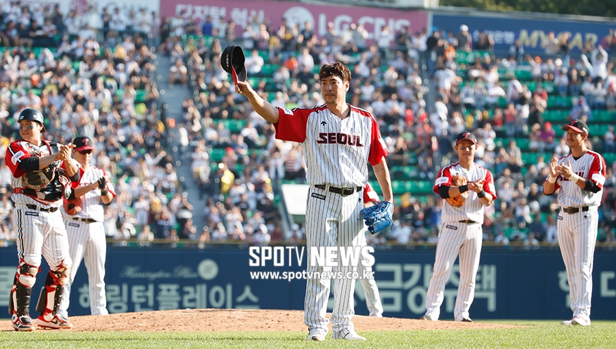 [포토S] 이동현, 이별의 인사