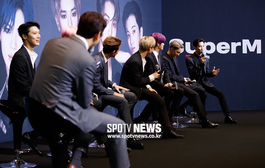 [포토S] 글로벌 시장에 나설 'K팝 어벤저스' 슈퍼엠