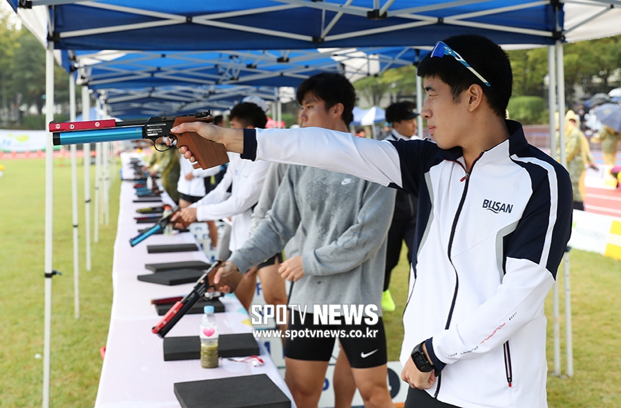 [포토S] 근대5종 레이저런, '오직 과녁만'