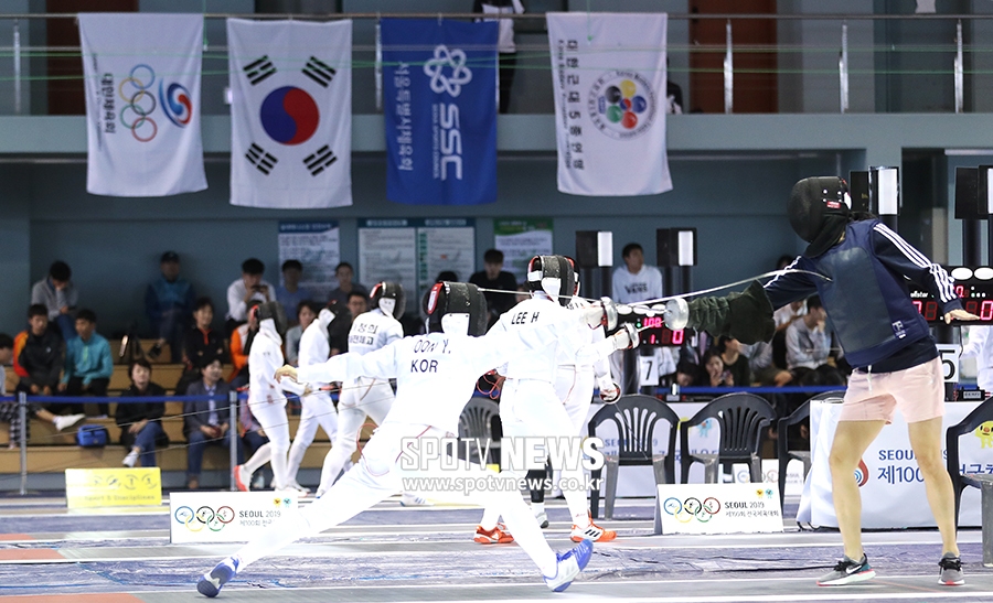 [포토S] 전국체육대회 펜싱 열기
