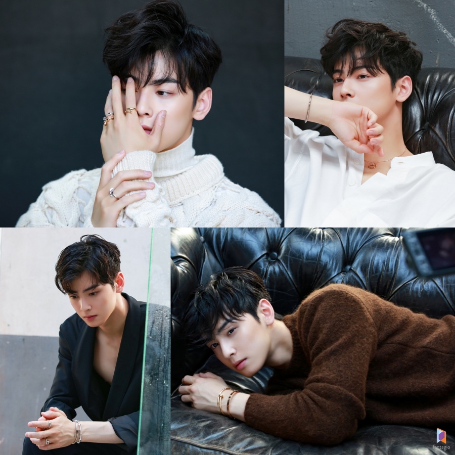 차은우, 깊은 눈빛의 화보 비하인드…비하인드가 이정도?