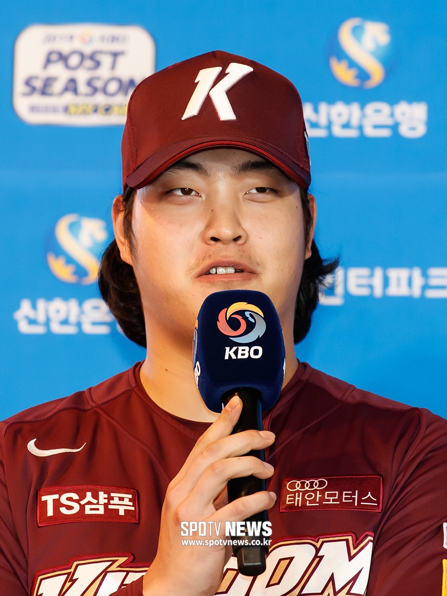 [포토S] 조상우, "한번도 던지지 않았던 포크볼 던지겠다"