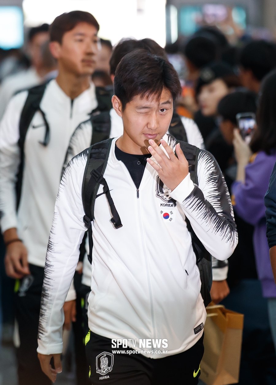 [포토S] 이강인, '찡그린 얼굴도 귀여워'