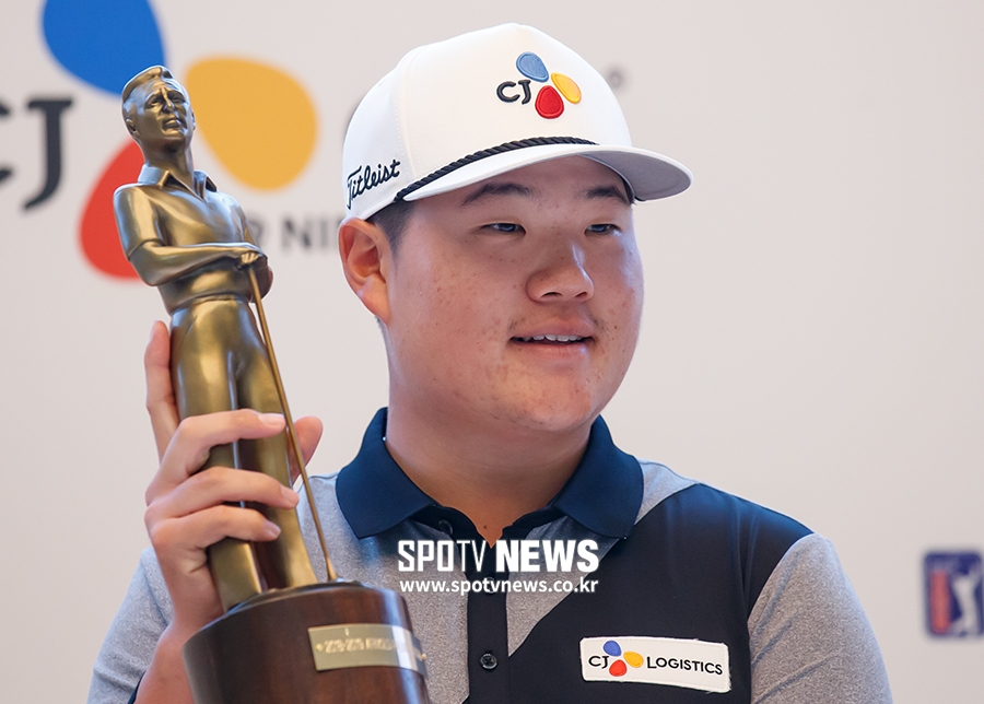 [포토S] 아시아 최초 아놀드 파머 상 수상한 임성재