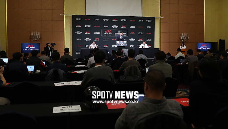 [포토S] UFC 파이트 나이트 부산 기자회견
