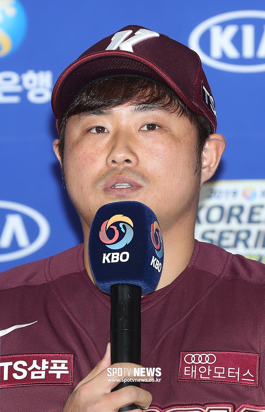 [포토S] 이지영, "4년 만에 한국시리즈, 정말 재미있다"