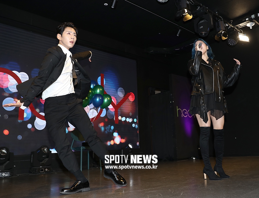 [포토S] 한선천, 해디 데뷔 무대에서 멋진 안무를
