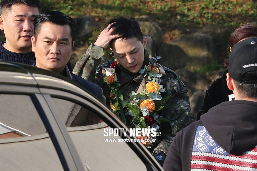 [포토S] '전역' 지드래곤, 만감이 교차