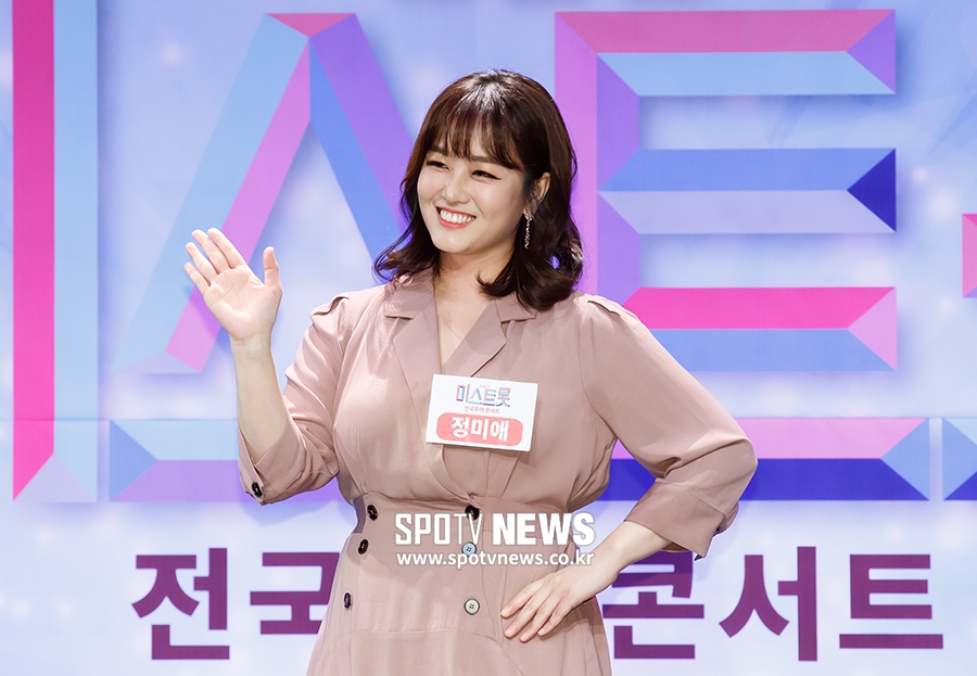 [포토S] 정미애, 푸근한 미소