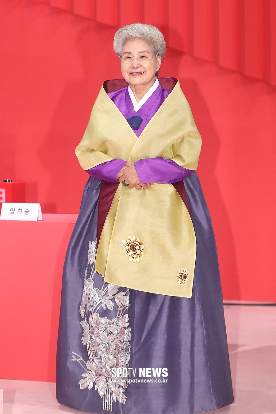 [포토S] 심영순, 품격 있는 한복 자태
