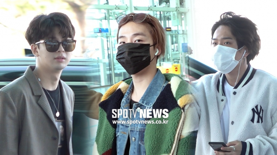 아이콘(iKON) 출국, 안전하게 따로 또 같이 [공항패션]
