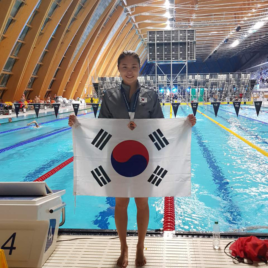 '부활 날갯짓' 안세현, 월드컵 6차 접영 200m 銅 획득