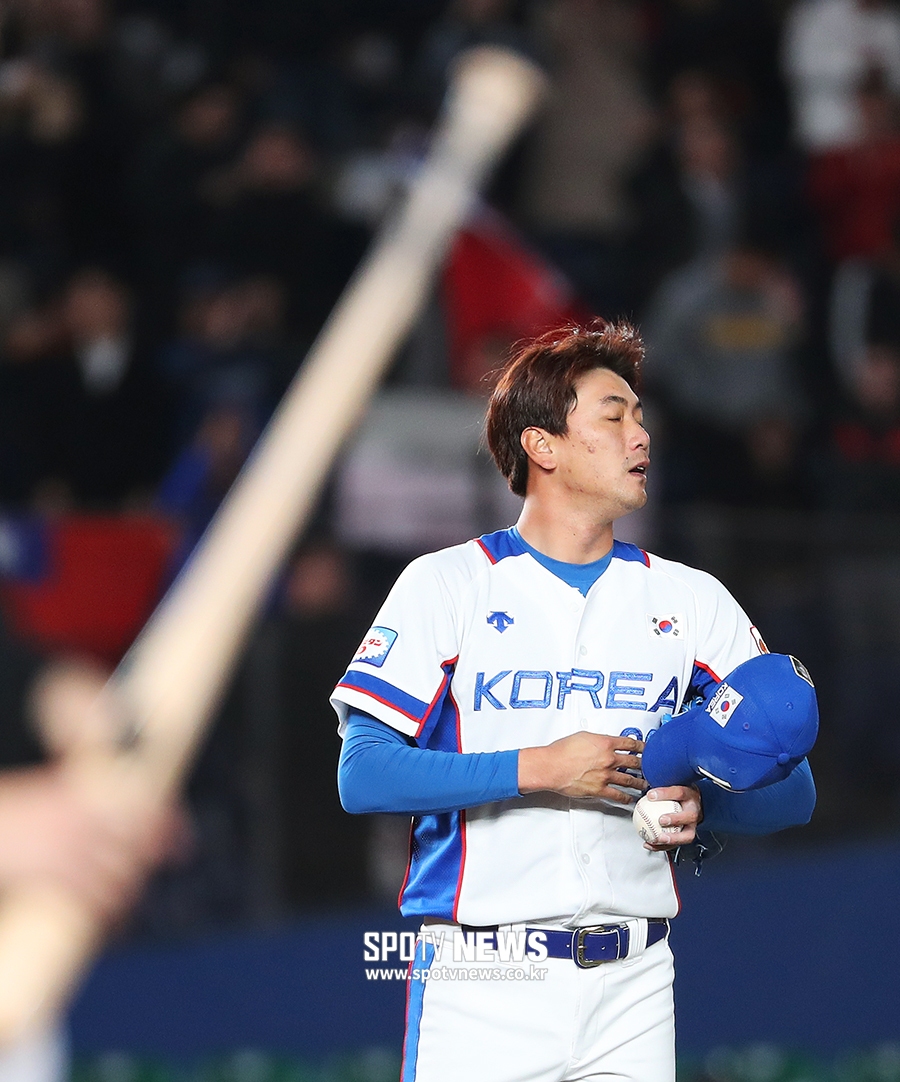 [포토S] 김광현, 대만 타격에 혼쭐