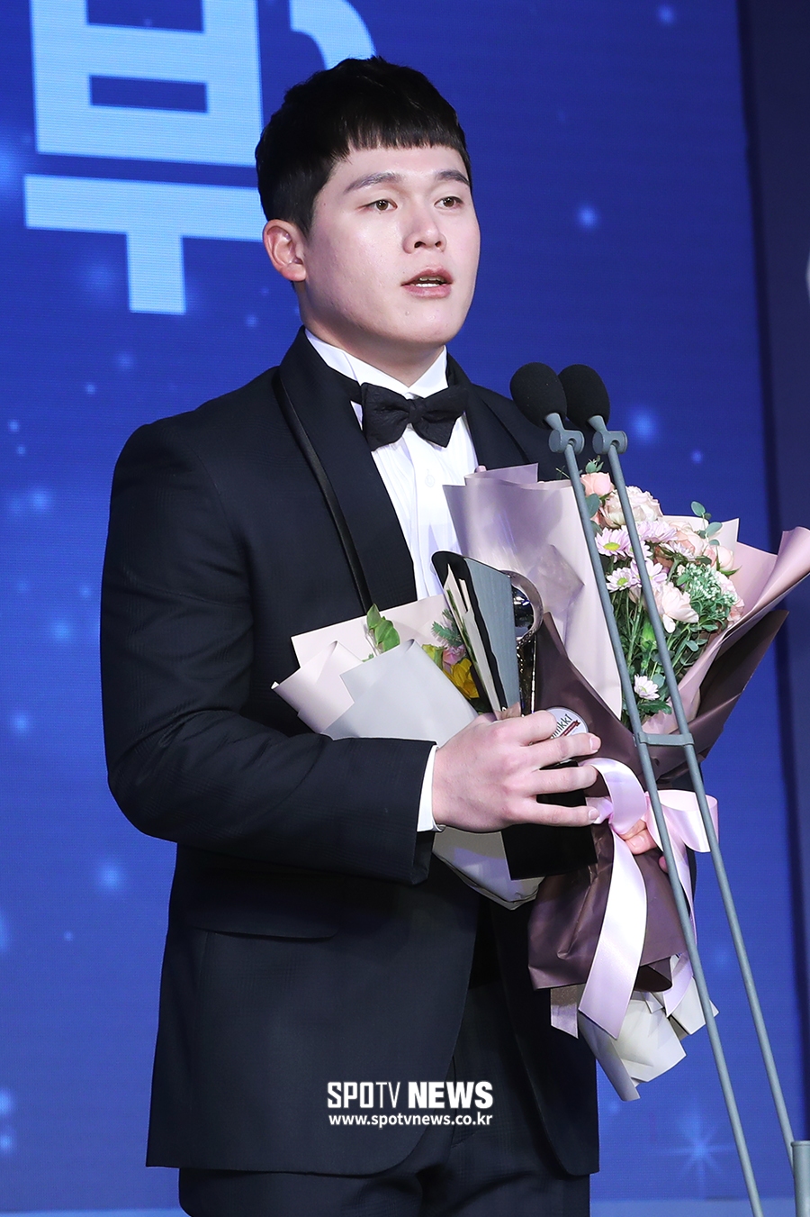[포토S] 국해성, 퓨처스리그 홈런상 수상