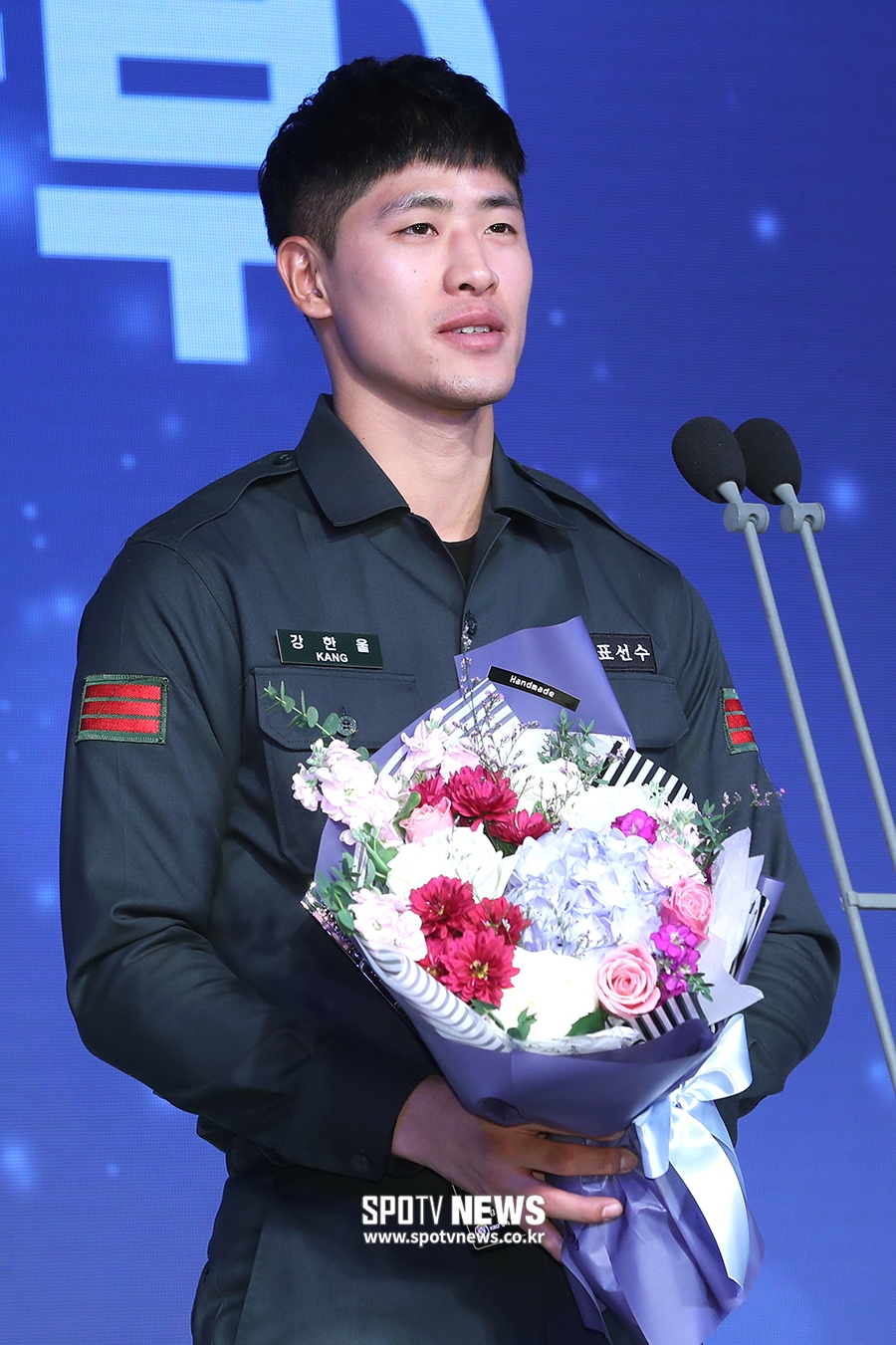 [포토S] 퓨처스리그 타율상 수상한 강한울