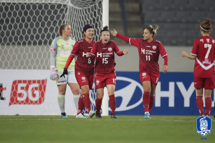 [현장 REVIEW] ‘화력 폭발’ 현대제철, 호주 챔피언 멜버른 4-0 대파