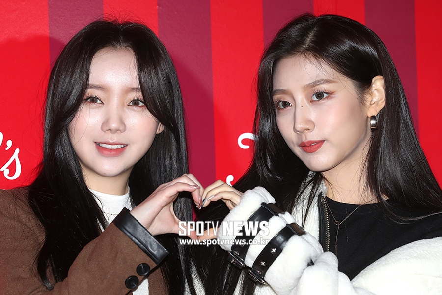 [포토S] 러블리즈 케이-정예인, 상큼한 하트!