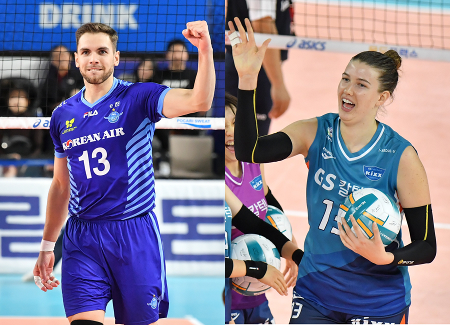 대한항공 비예나-GS칼텍스 러츠, 2라운드 MVP 선정