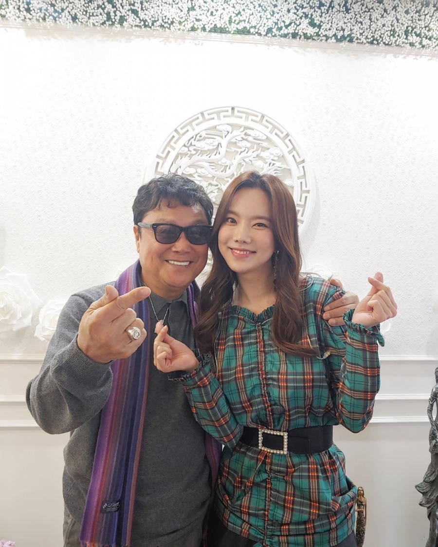 김나희, 남진과 다정하게 한 컷…"진심으로 존경과 사랑합니다"