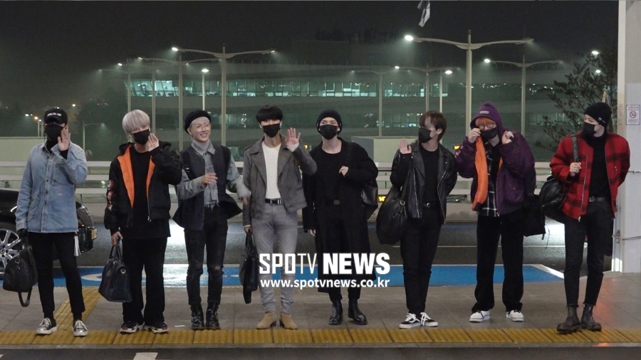 에이티즈(ATEEZ) 출국, 세계를 홀린 퍼포먼스돌 [공항패션]