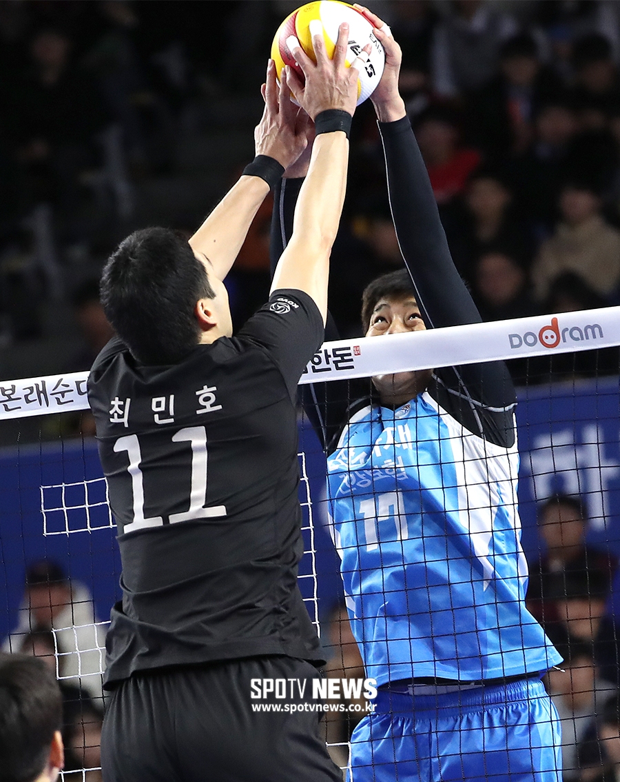 [포토S] 최민호-박상하, '절대 양보 못해!'