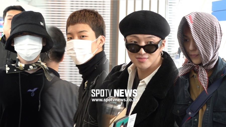 위너(WINNER) 출국, 각자의 개성이 드러나는 공항패션 [영상]