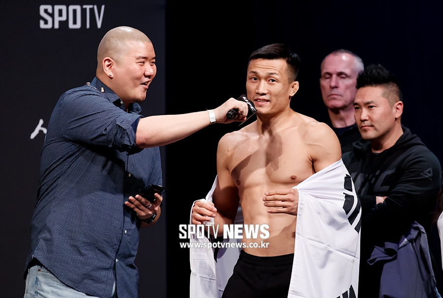[포토S] 정찬성, "지금 당장 싸우고 싶다"