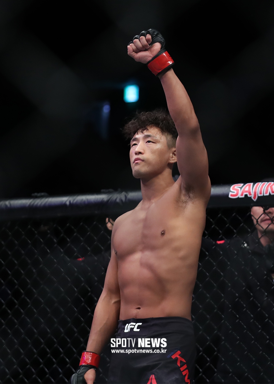 [포토S] 마동현, 고향 부산에서 열린 UFC 출격