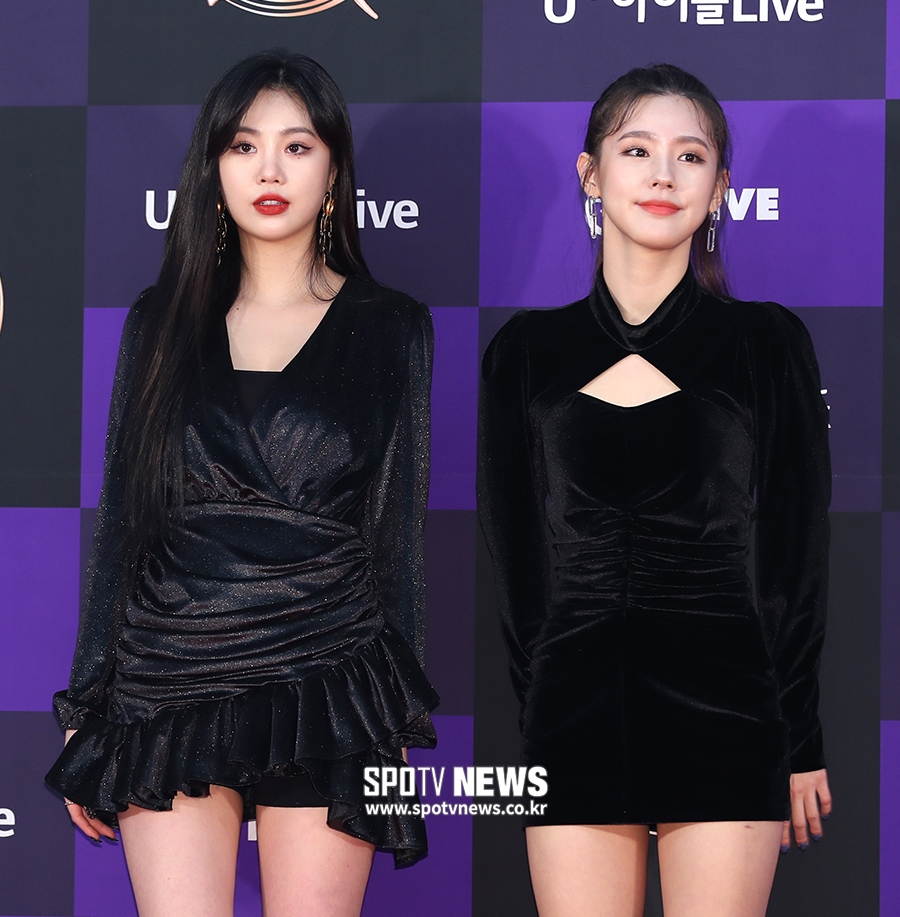 [포토S] (여자)아이들 수진-미연, 블랙 여신