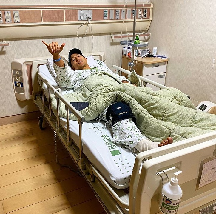 마이티마우스 상추, 전방십자인대 수술 "현재 회복중…재활치료 예정"