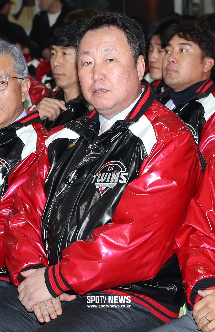 [포토S] 신년하례식 참석한 차명석 단장