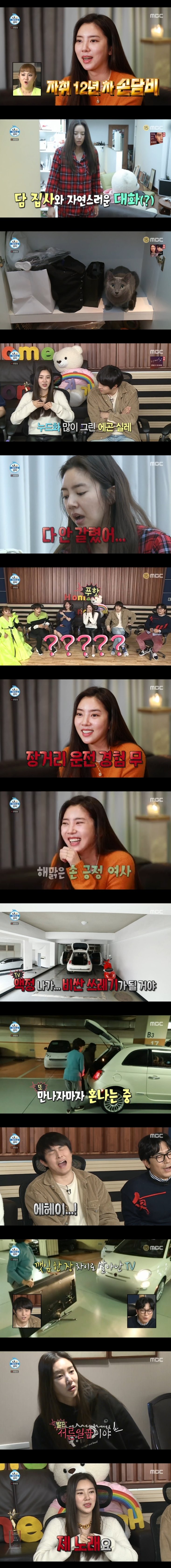'나혼산' 손담비, 어머니 집에 TV 들여놓기 대작전 '손 많이 가는 한남동 멍담비'[종합S]