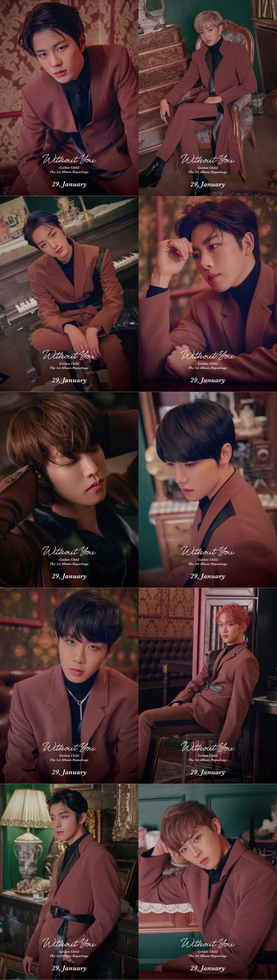 골든차일드, 멤버별 티저 공개…'완성형' 비주얼
