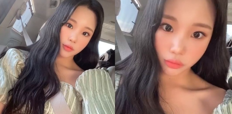 이게 누구야…모모랜드 주이, 흑발로 청순 여신 '뿜뿜'