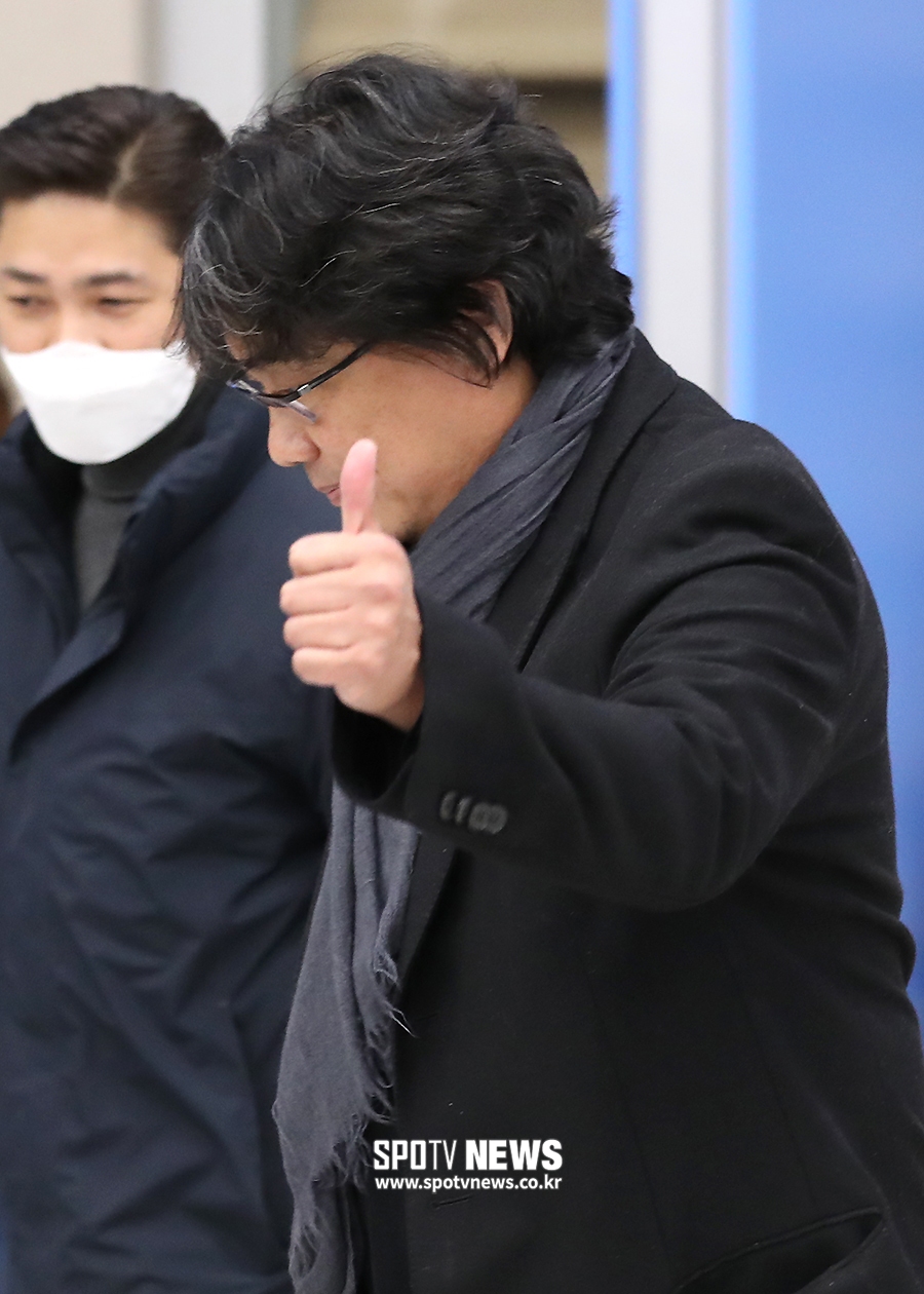 [포토S] 봉준호 감독, 엄지 척