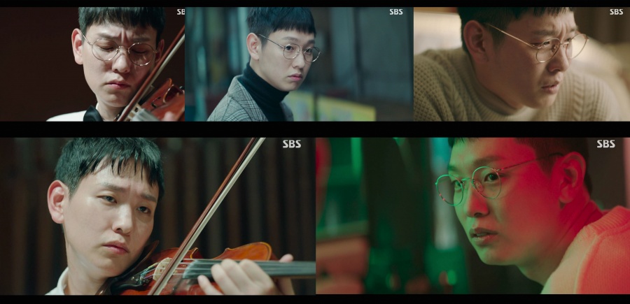 '하이에나' 천재 바이올리니스트 조동인 '시선집중'…"1달 연습"
