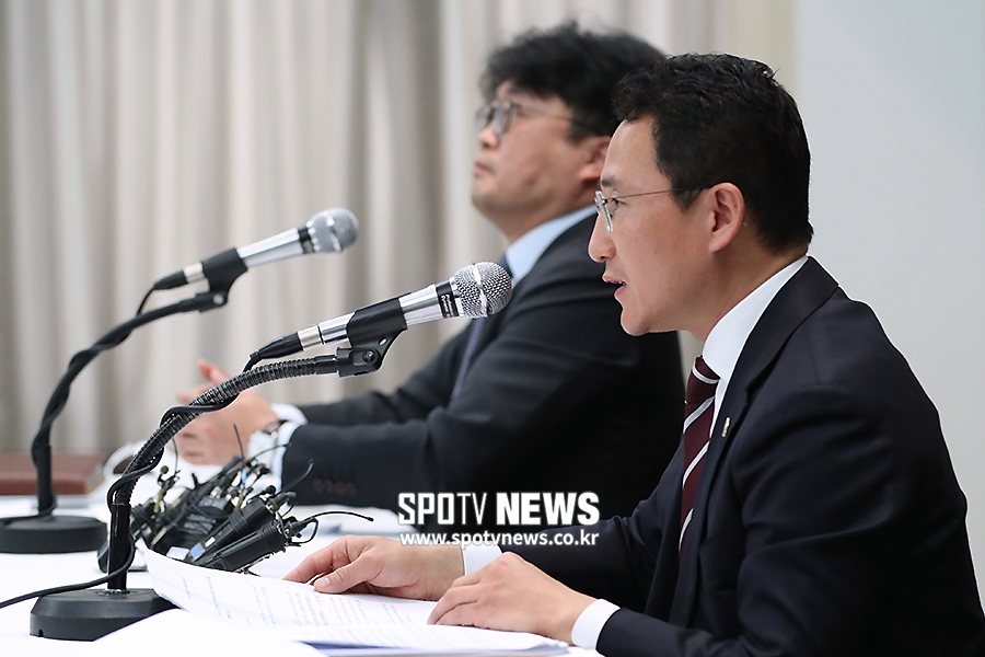 [포토S] 히어로즈 주주 법률 대리인, KBO 감사 지적