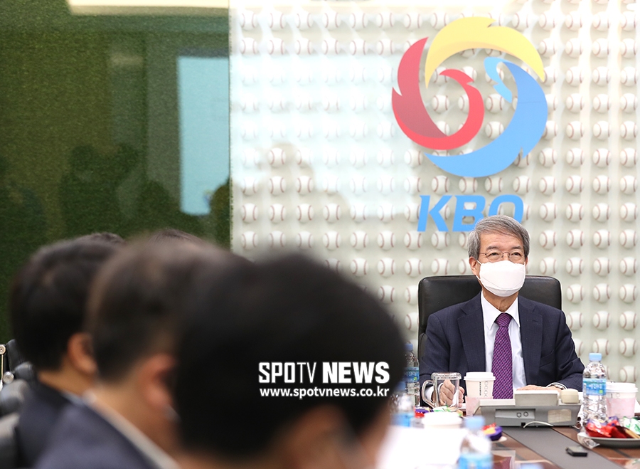 [포토S] KBO, 코로나 대응 관련 이사회 열려