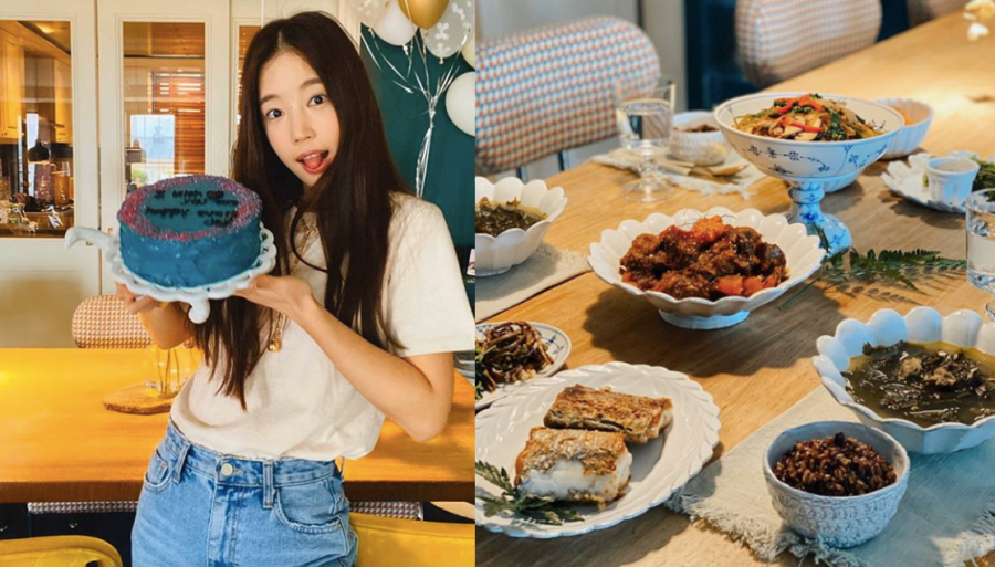 기은세, 남편 생일상 공개…인테리어에 요리솜씨까지 '금손'