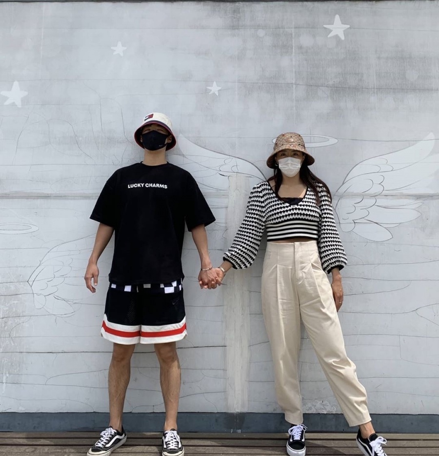 "오늘 수술했어요, 여보 간호 고마워"…강남, ♥이상화와 꼭 잡은 손