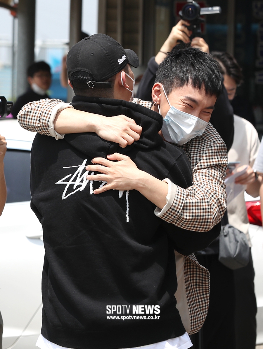 [포토S] 서은광, '우리 현식이 잘 다녀와'