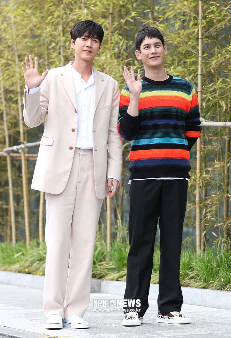 [포토S] 박해진-박기웅, 차분과 발랄 대조되는 패션