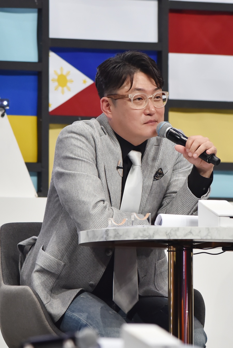 [LIVE 포토]'탑골랩소디' 참가자들 매의 눈으로 평가하는 김현철