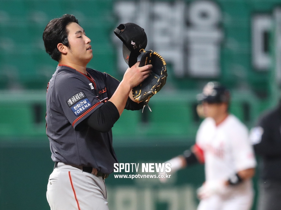 [포토S] 김민우, 노수광에게 투런포 허용