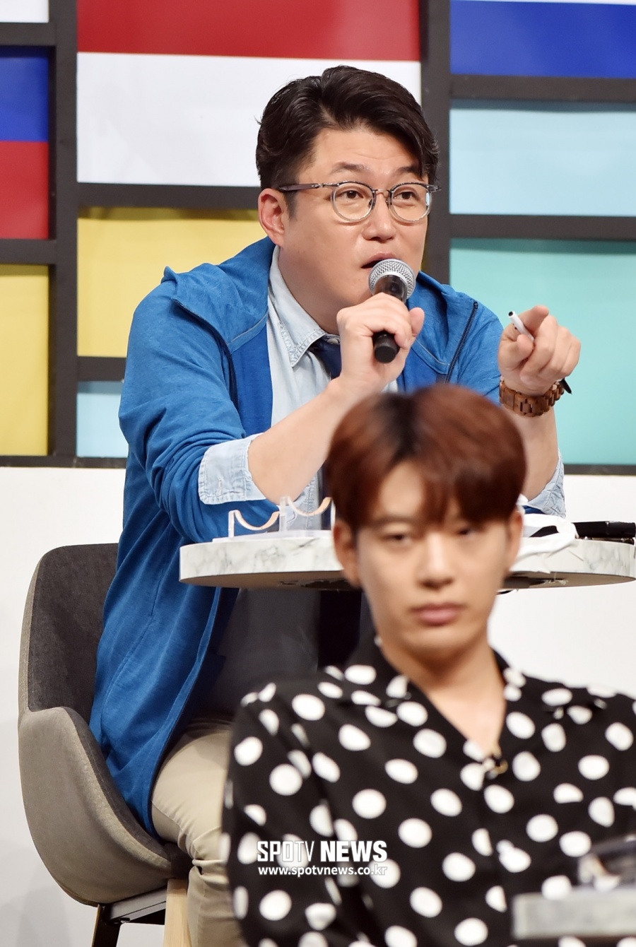 [LIVE 포토]김현철 '탑골랩소디의 날카로운 분석을 맡고 있어요'