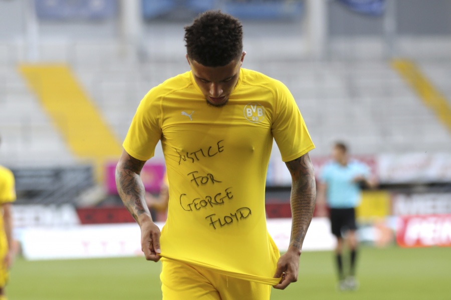 FIFA "산초 정치적 메시지 징계 말아 달라"