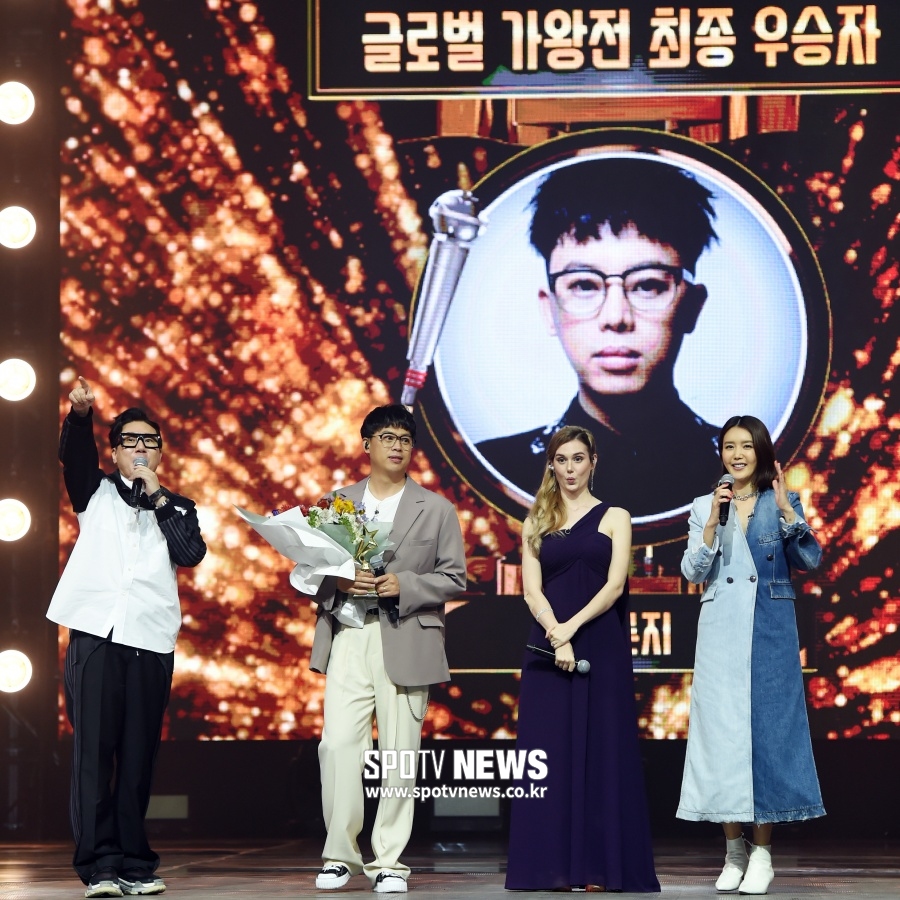 [LIVE 포토]이상민-채정안, '찐룬지, 글로벌 가왕 최종 우승 축하해요'